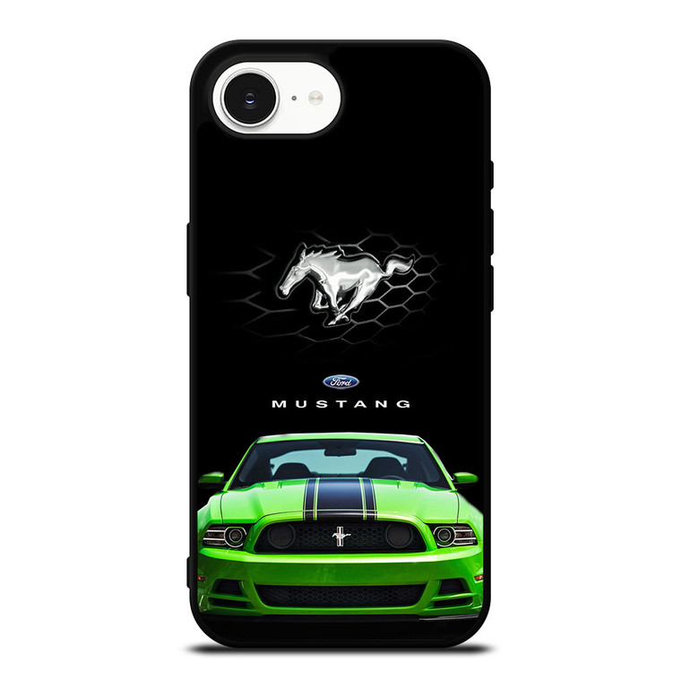 FORD MUSTANG CAR GREEN iPhone 16e Case
