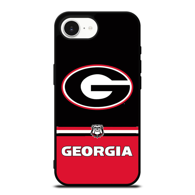 GEORGIA BULDOGS STRIPS iPhone 16e Case