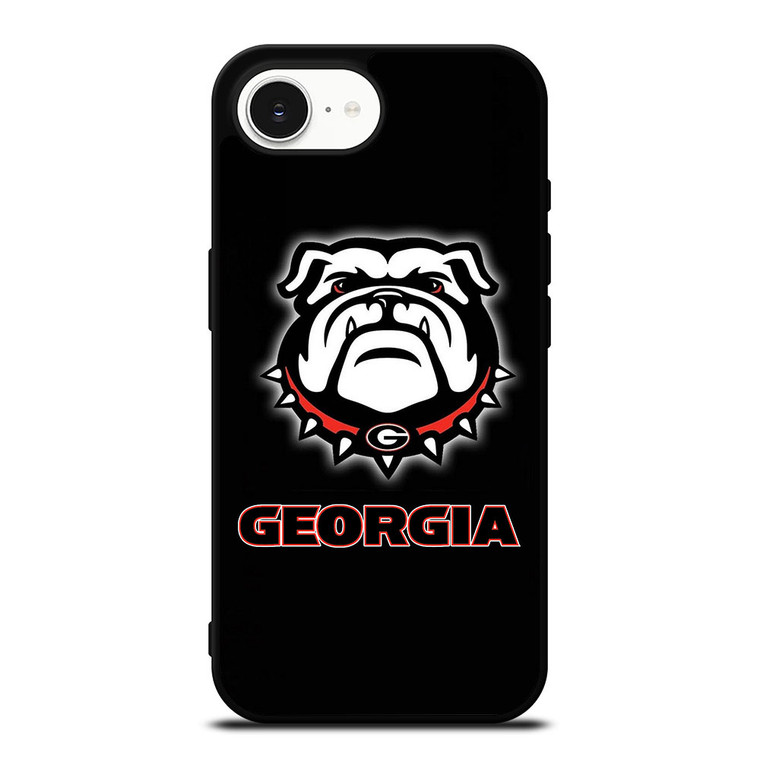 GEORGIA BULLDOGS BLACK WALL iPhone 16e Case