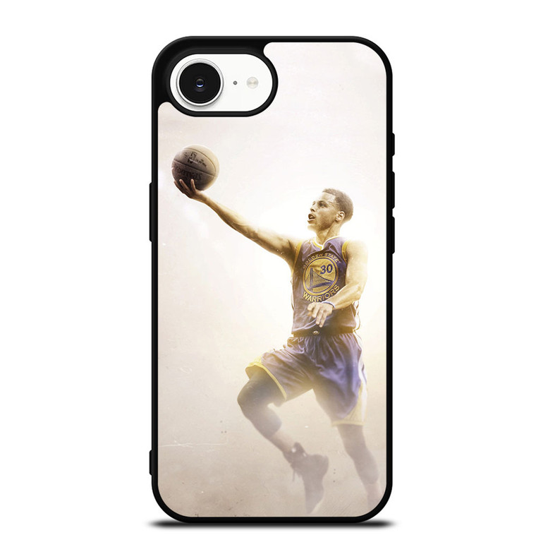 GOLDEN STATE WARRIORS STEPHEN CURRY LAY UP iPhone 16e Case