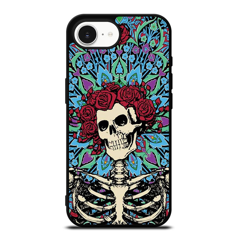 GRATEFUL DEAD SKELETON AND ROSES iPhone 16e Case