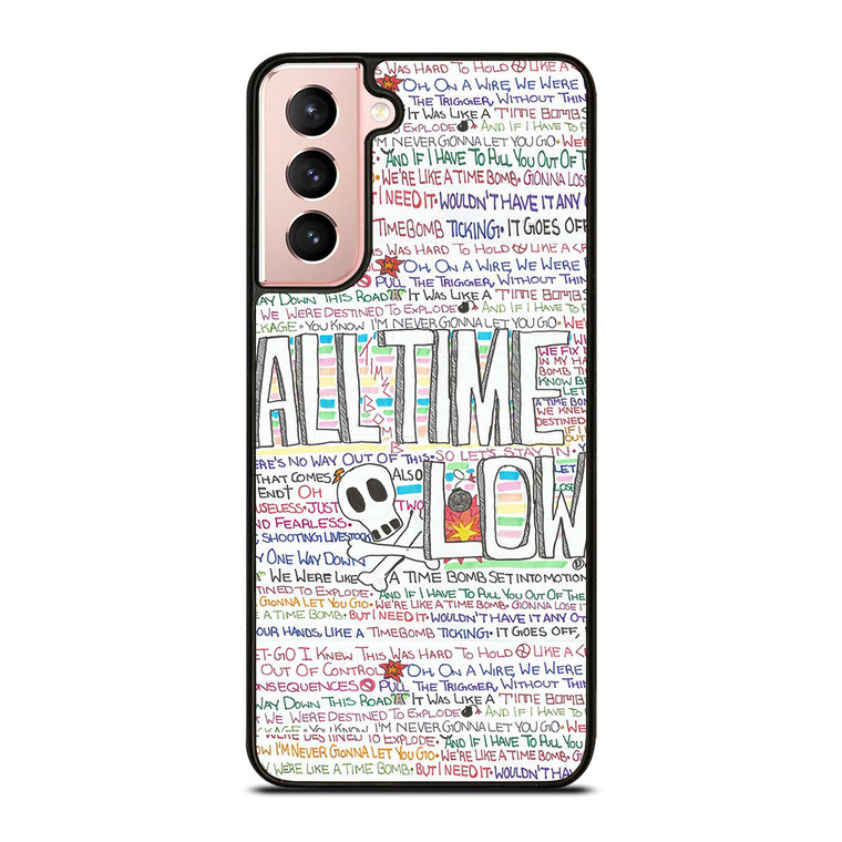 ALL TIME LOW WRITTING Samsung Galaxy S21 Case