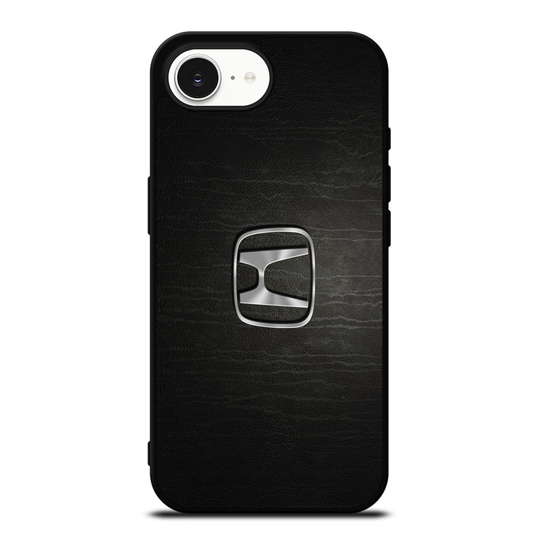 HONDA CHROME LOGO LEATHER iPhone 16e Case