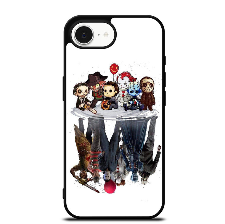 HORROR MOVIES FUNNY CHARACTERS iPhone 16e Case