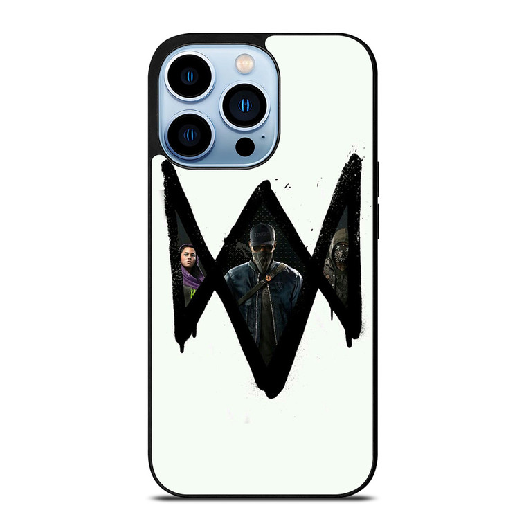 WATCH DOGS 2 LOGO ART iPhone 13 Pro Max Case