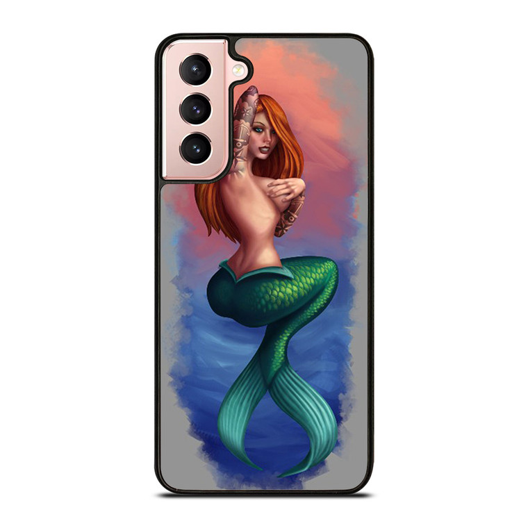 ANIMATED MERMAID TATTOO Samsung Galaxy S21 Case