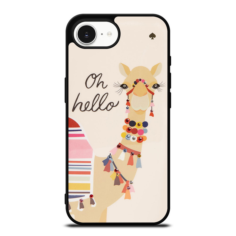 KATE SPADE CAMEL OH HELLO iPhone 16e Case