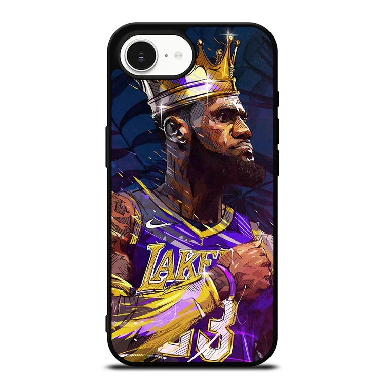 KING LEBRON JAMES LA LAKERS 23 iPhone 16e Case