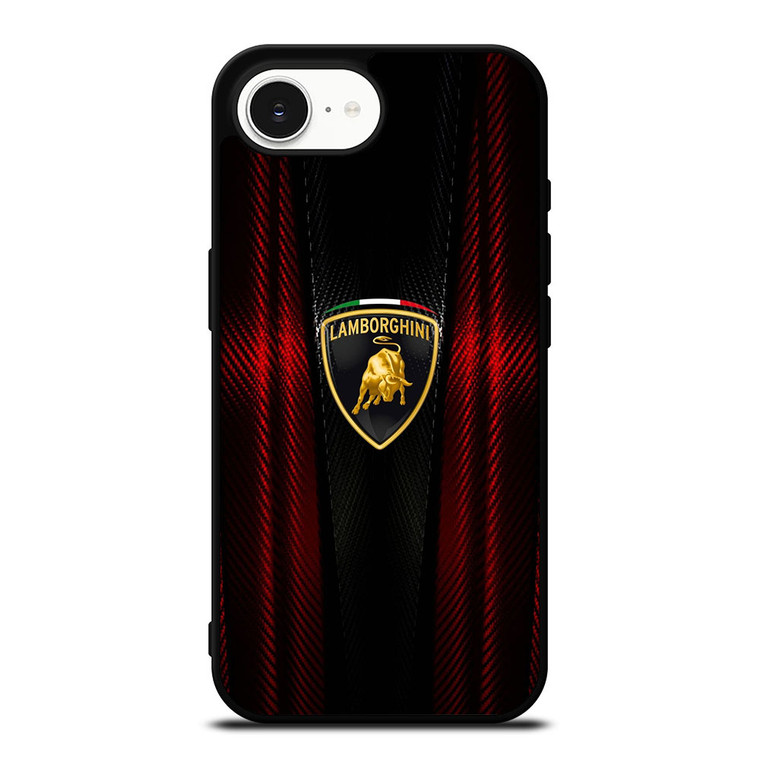 LAMBORGHINI RED CARBON iPhone 16e Case