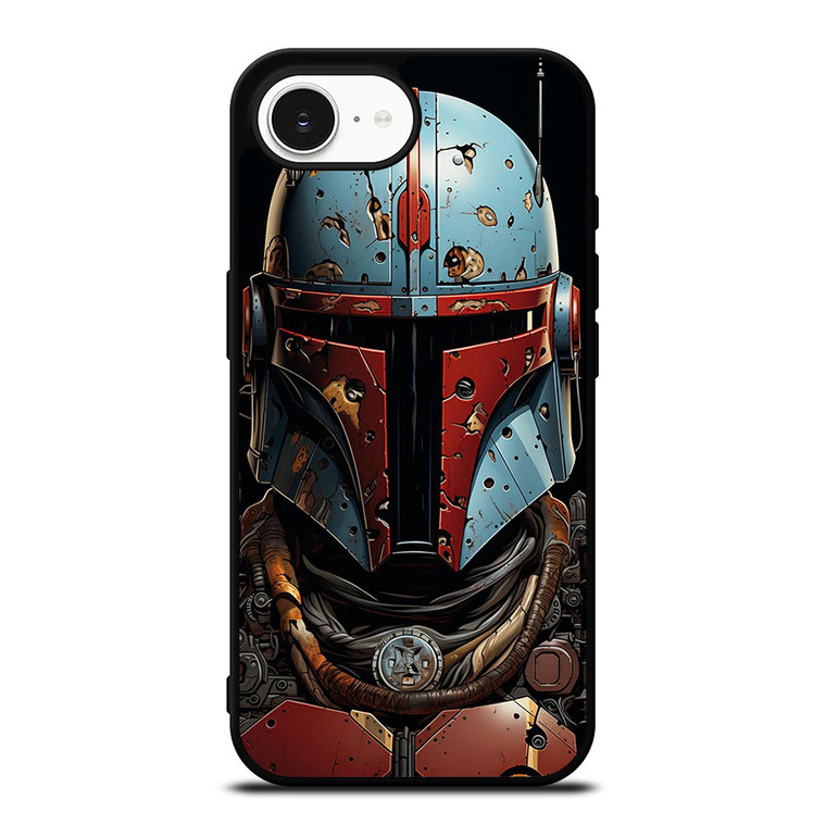 MANDALORIAN HELMET RUSTY iPhone 16e Case