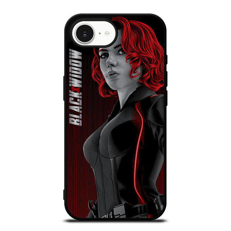 MARVEL BLACK WIDOW AVENGERS ART iPhone 16e Case