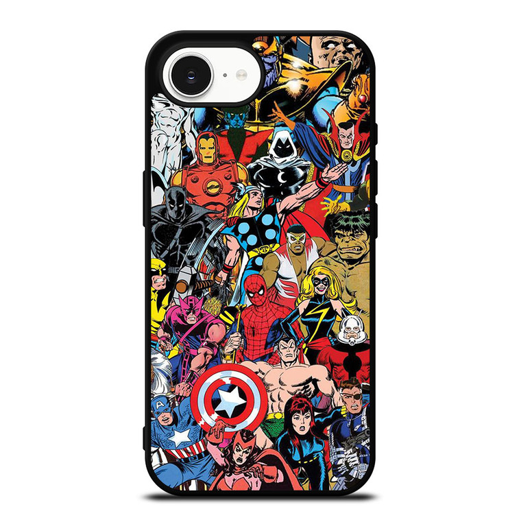 MARVELCOMICS CHARACTERS iPhone 16e Case