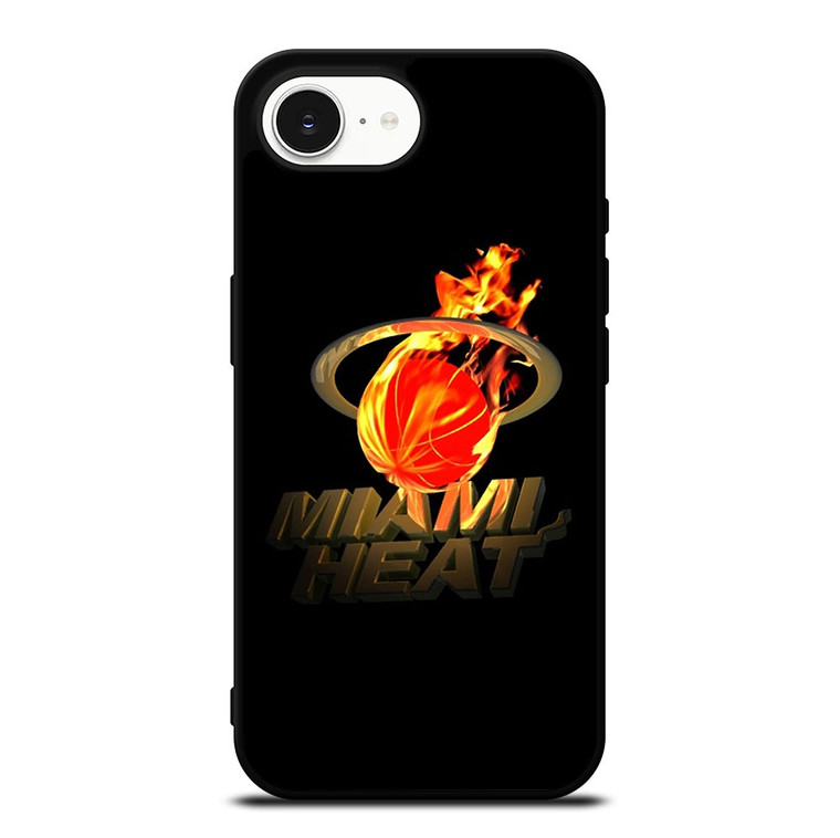 MIAMI HEAT LOGO ART iPhone 16e Case