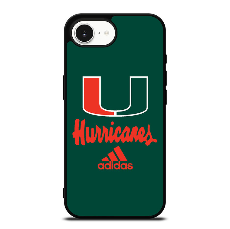MIAMI HURRICANES GREEN LOGO iPhone 16e Case