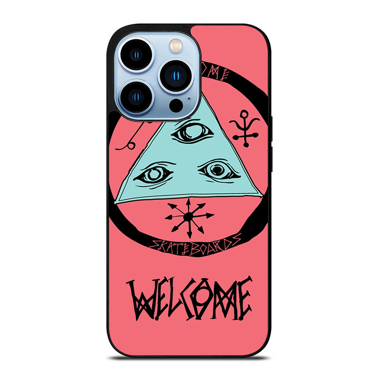 WELCOME SKATEBOARDS LOGO PINK iPhone 13 Pro Max Case