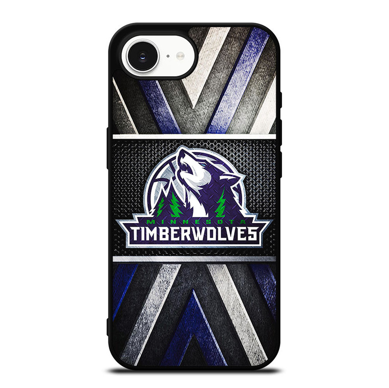 MINNESOTA TIMBERWOLVES METAL SYMBOL iPhone 16e Case