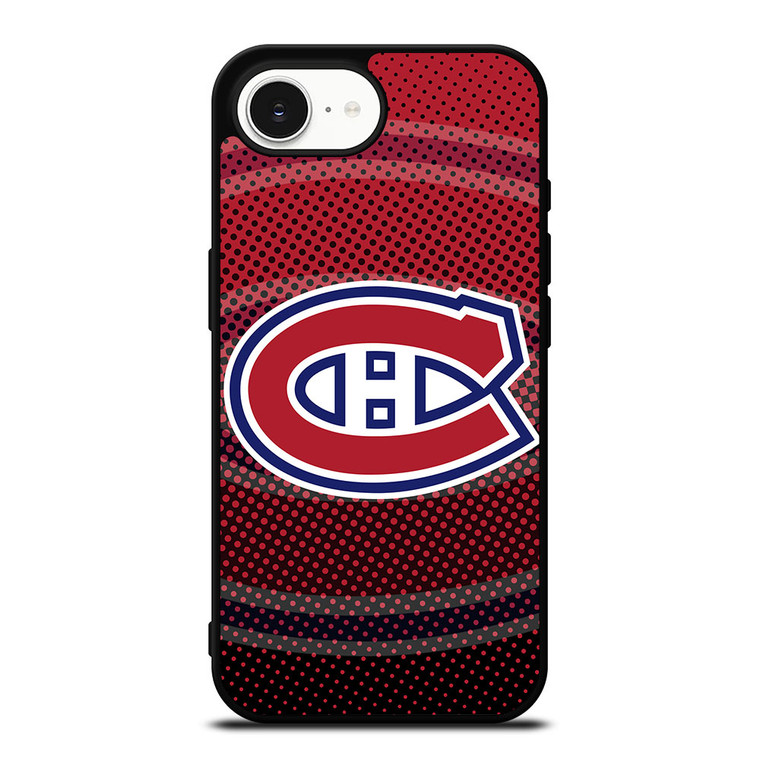 MONTREAL CANADIENS HALFTONE LOGO iPhone 16e Case