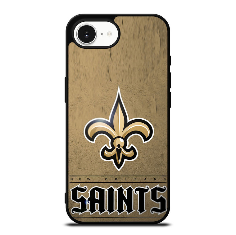 NEW ORLEANS SAINTS LOGO AND BACKGROUND iPhone 16e Case