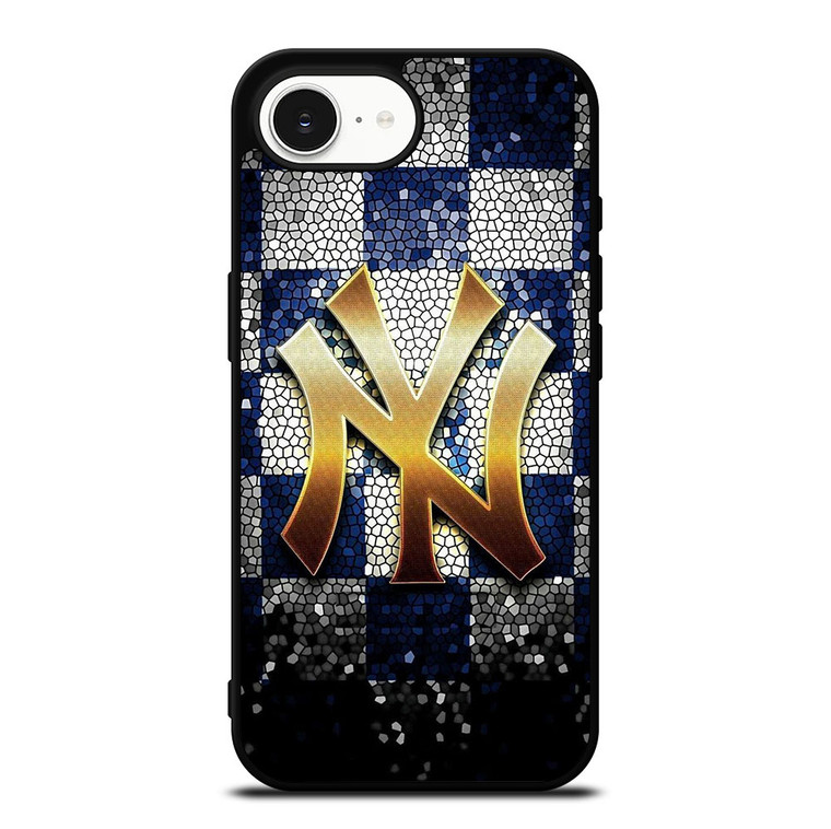 NEW YORK YANKEES GLASS ART iPhone 16e Case
