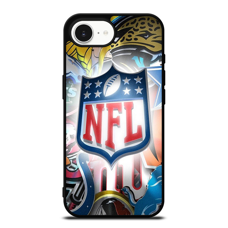 NFL NATIONAL FOOTBALL LEAGUE ALL TEAM LOGO iPhone 16e Case
