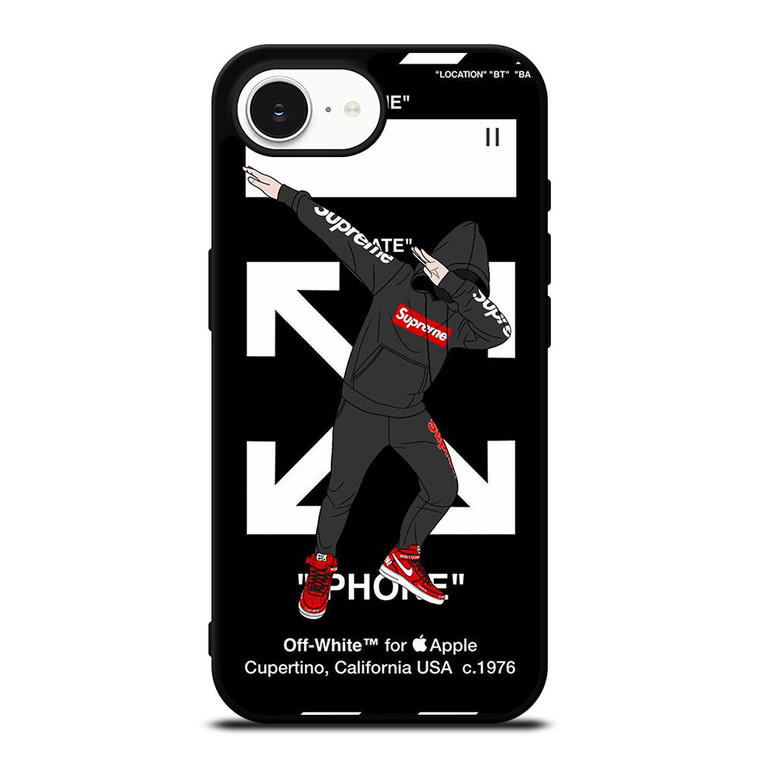 OFF WHITE DAB SUPREME iPhone 16e Case
