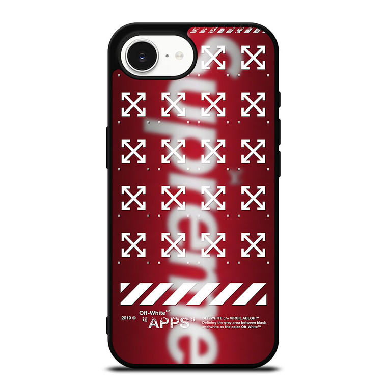 OFF WHITE X SUPREME LOGO BLUR (2) iPhone 16e Case OFF WHITE X SUPREME LOGO BLUR (2) iPhone 16e Case