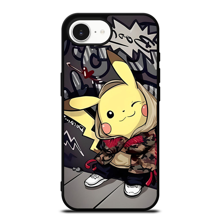 PIKACHU CAMO HOODIE iPhone 16e Case
