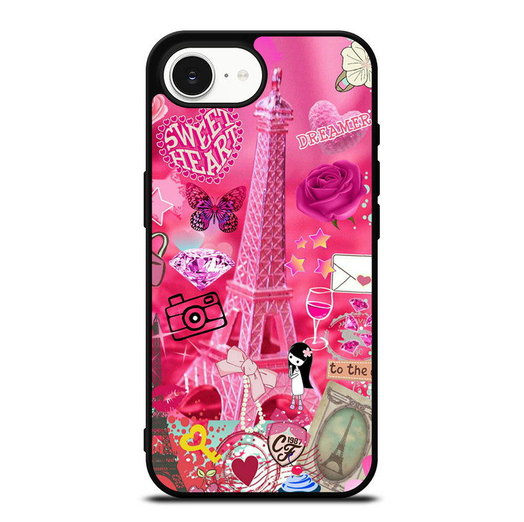 PINK PARIS CUTE iPhone 16e Case