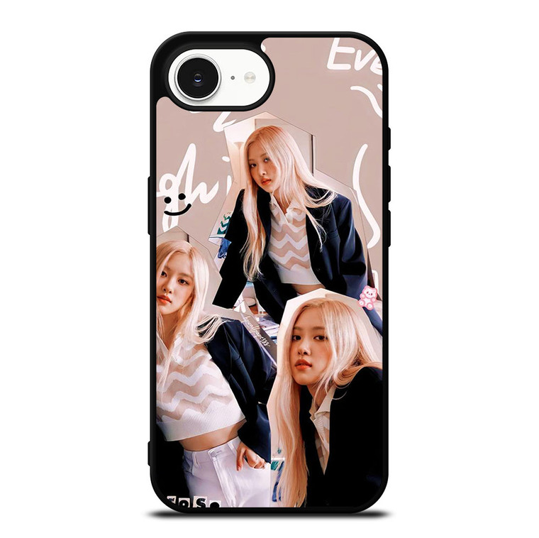 ROSE BLACKPINK SCRIBBLED iPhone 16e Case