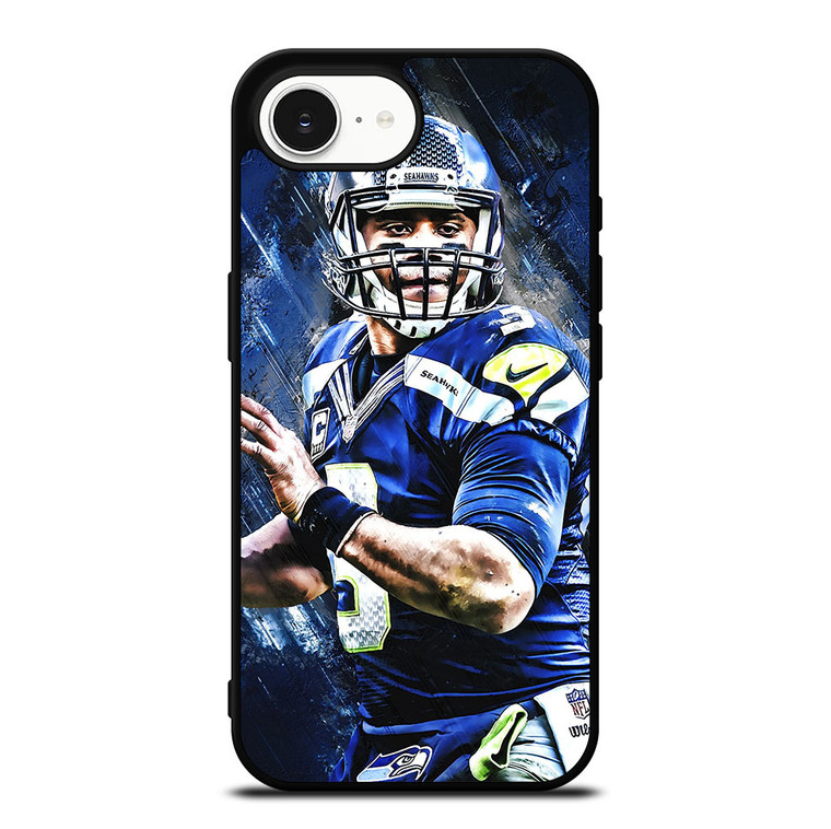 RUSSELL WILSON SEATTLE SEAHAWKS FOOTBALL iPhone 16e Case