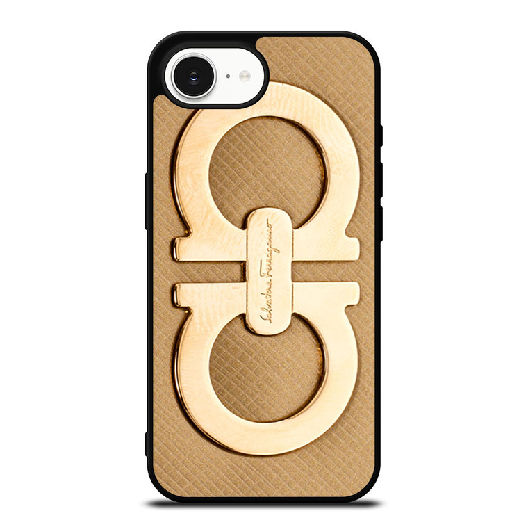 SALVATORE FERRAGAMO GOLD LOGO iPhone 16e Case SALVATORE FERRAGAMO GOLD LOGO iPhone 16e Case