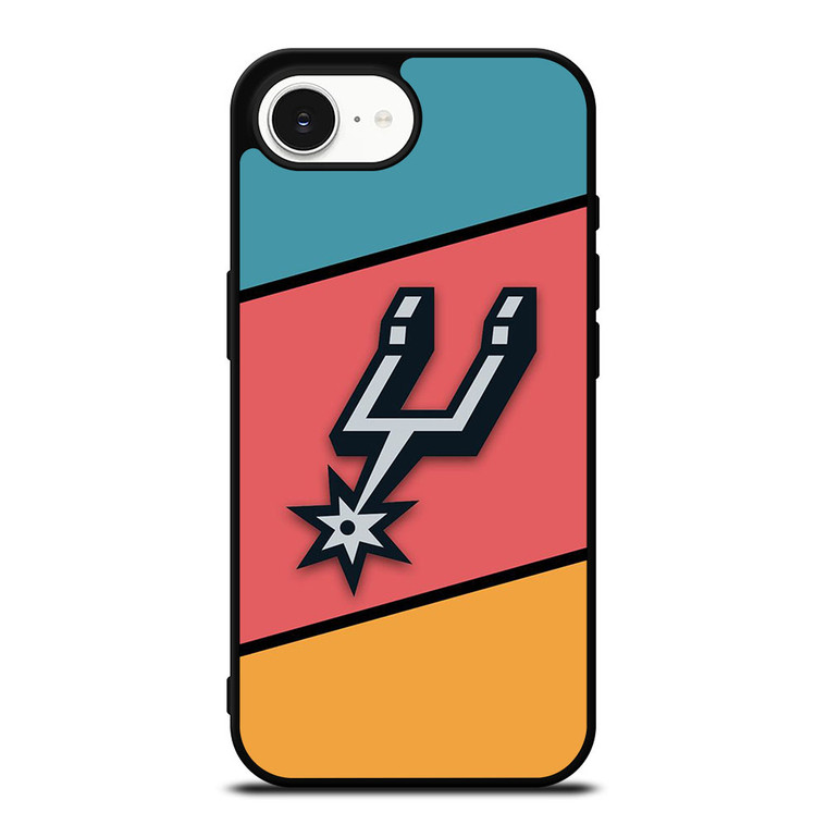 SAN ANTONIO SPURS COLORFUL LOGO iPhone 16e Case