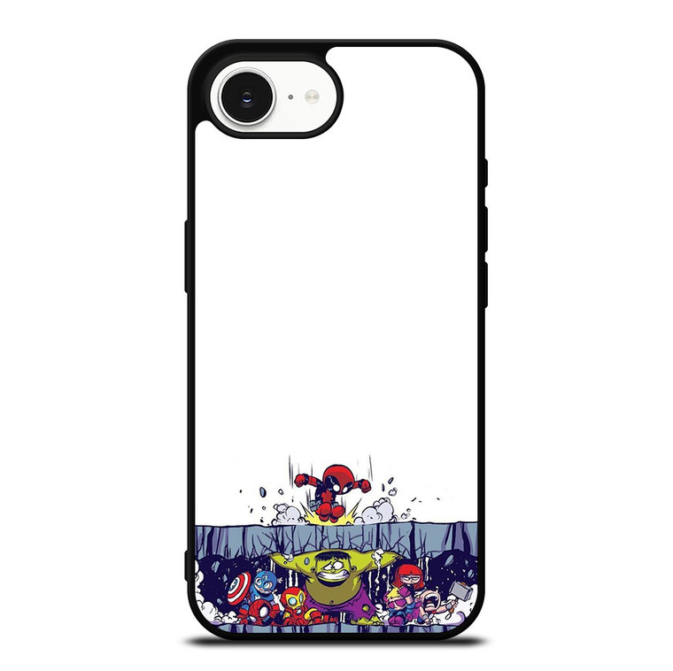 SPIDERMAN VS ALL MARVEL HEROES KAWAII iPhone 16e Case