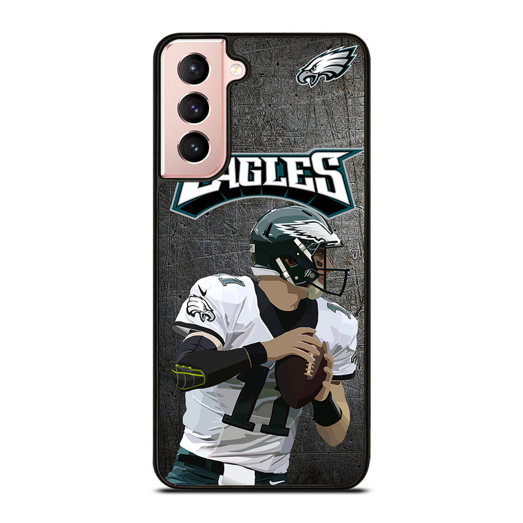 CARSON WENTZ PHILADELPHIA EAGLES 3 Samsung Galaxy S21 Case