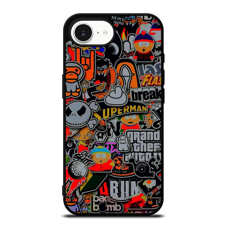 STICKER BOMB COMPILATION iPhone 16e Case