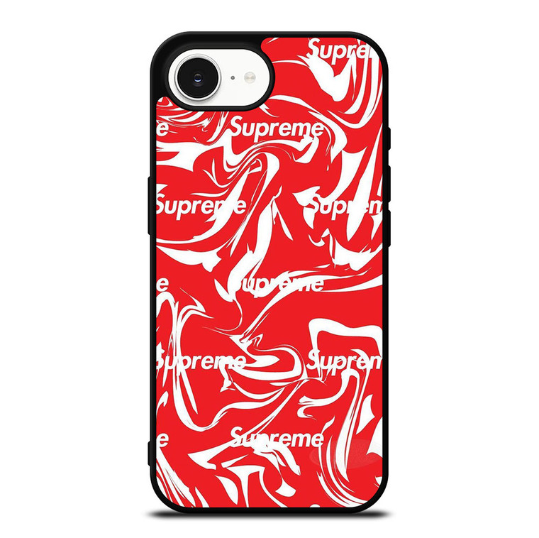SUPREME MELTED RED ARTWORK (2) iPhone 16e Case SUPREME MELTED RED ARTWORK (2) iPhone 16e Case