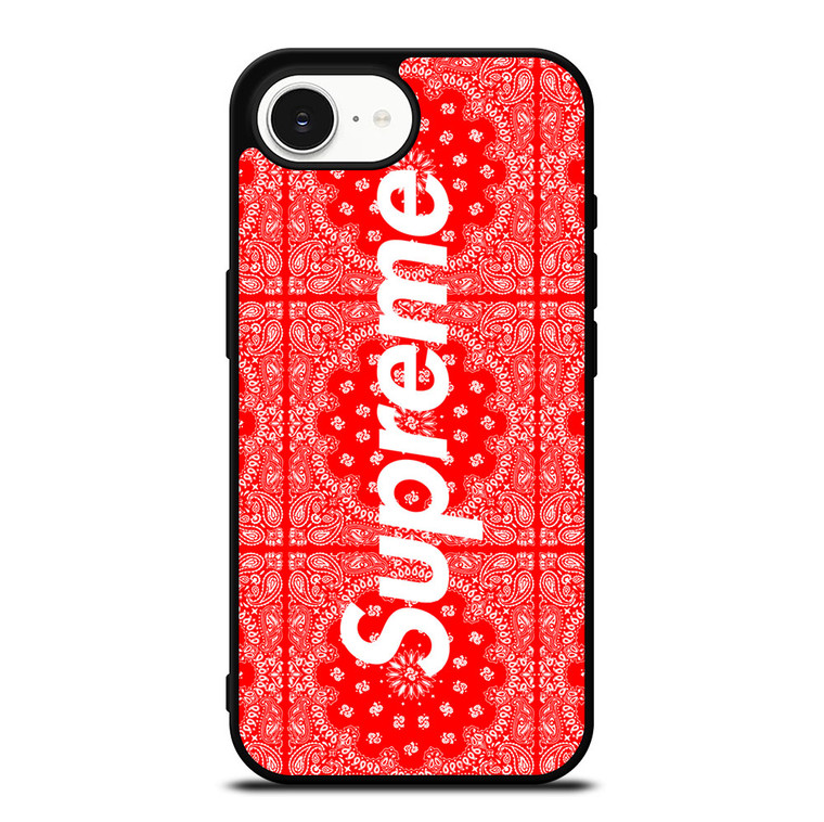 SUPREME RED BANDANA iPhone 16e Case SUPREME RED BANDANA iPhone 16e Case