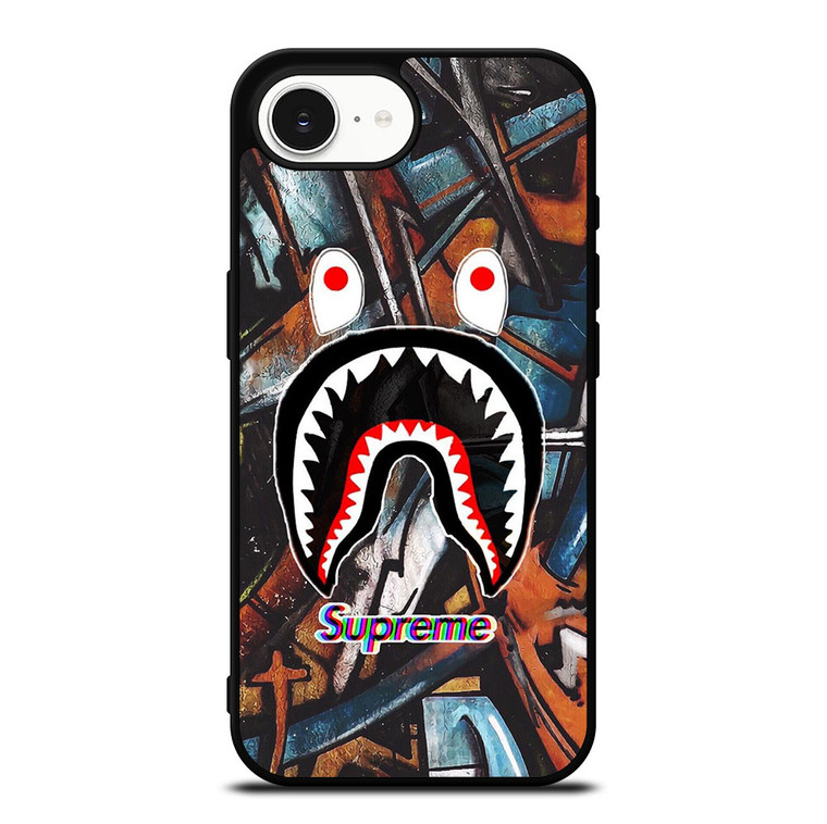 SUPREME X BAPE ABSTRACTIVE (2) iPhone 16e Case