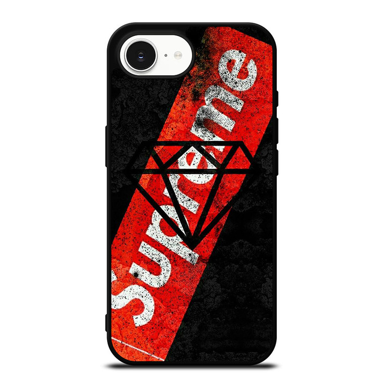 SUPREME X DIAMOND SUPPLY CO BLACK iPhone 16e Case SUPREME X DIAMOND SUPPLY CO BLACK iPhone 16e Case