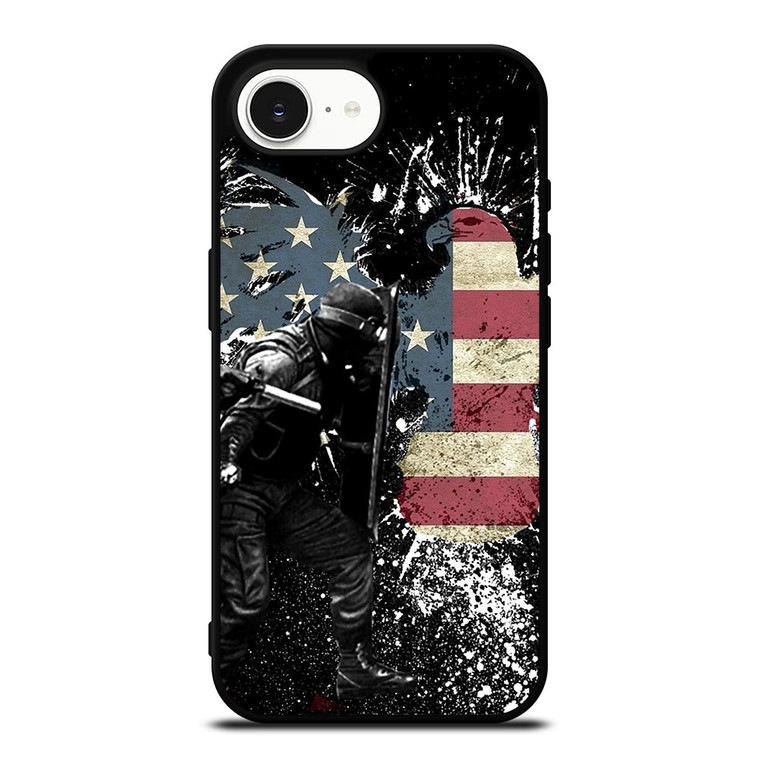 SWAT EAGLE AMERICAN FLAG iPhone 16e Case