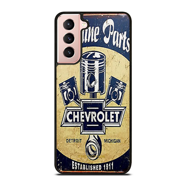 CHEVY RETRO CAR POSTER Samsung Galaxy S21 Case