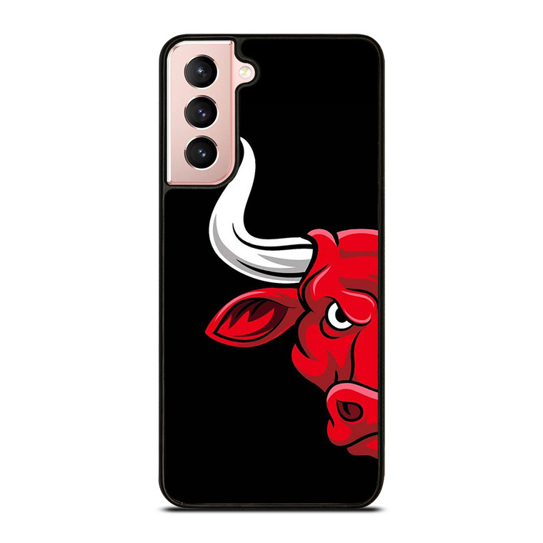CHICAGO BULLS FACE LOGO Samsung Galaxy S21 Case