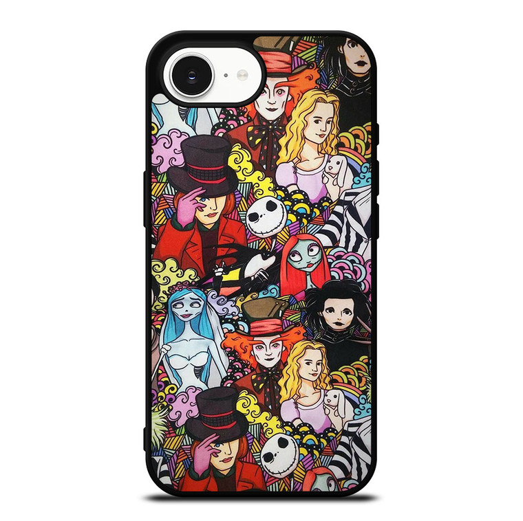 TIM BURTON CHARACTERS iPhone 16e Case TIM BURTON CHARACTERS iPhone 16e Case