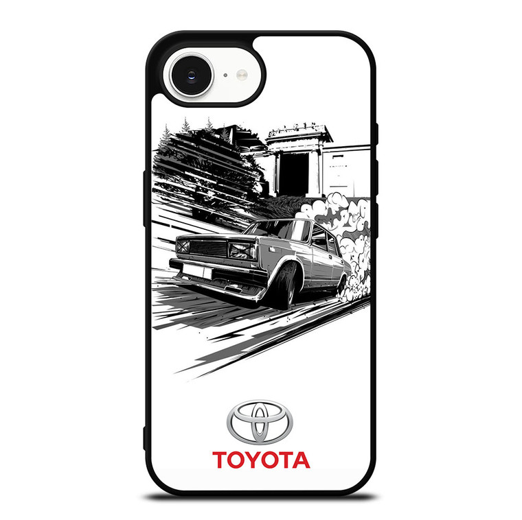 TOYOTA CAR CLASSIC SKETCH iPhone 16e Case