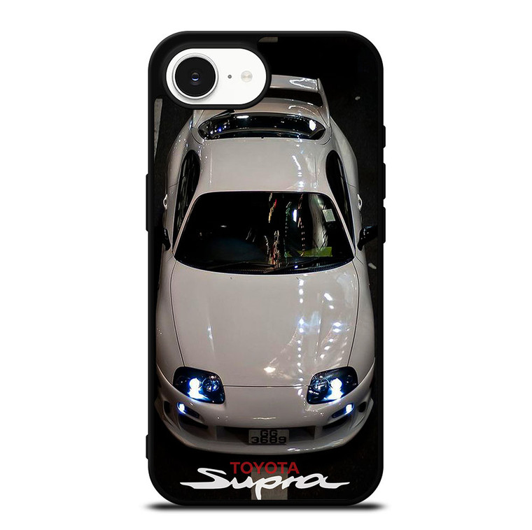 TOYOTA SUPRA WHITE CAR iPhone 16e Case