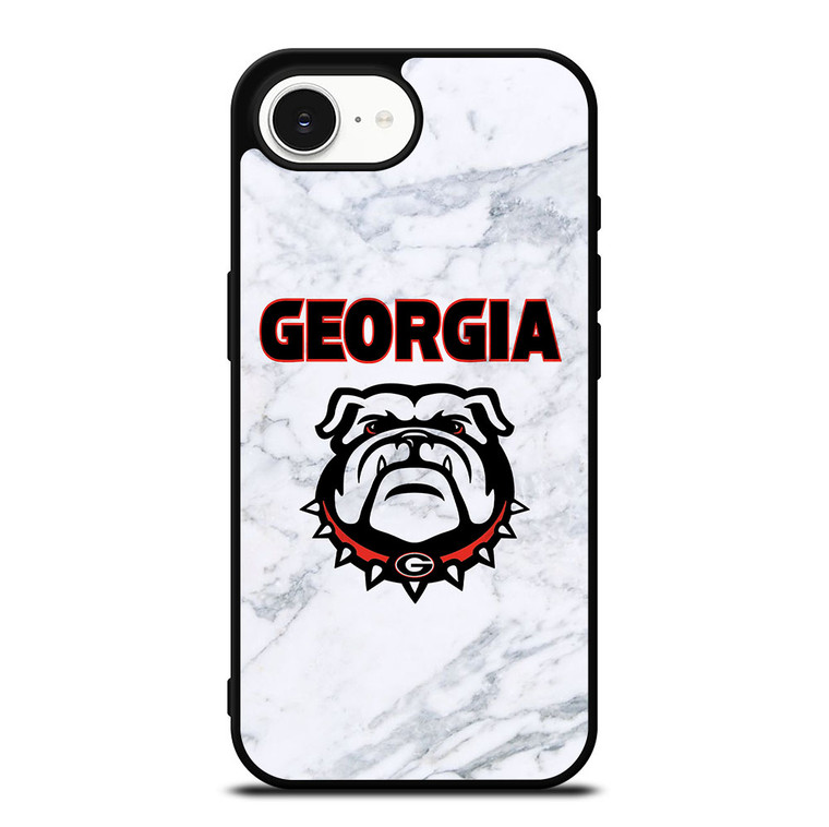 UGA GEORGIA BULLDOGS MARBLE LOGO iPhone 16e Case
