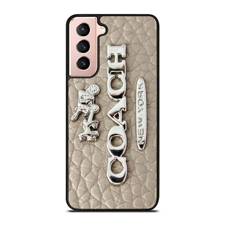 COACH LOGO GLOWING TEXTURE Samsung Galaxy S21 Case