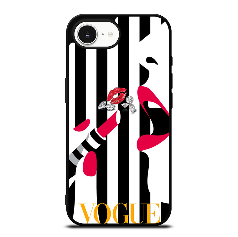 VOGUE LOGO LIPSTICK iPhone 16e Case
