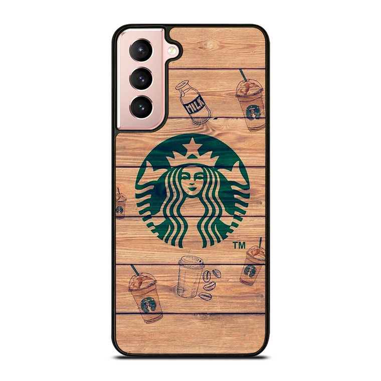 COFFEESHOP STARBUCK WOODEN LOGO Samsung Galaxy S21 Case