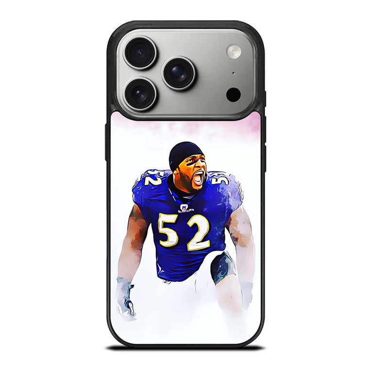 BALTIMORE RAVENS RAY LEWIS 52 iPhone 17 Pro Case